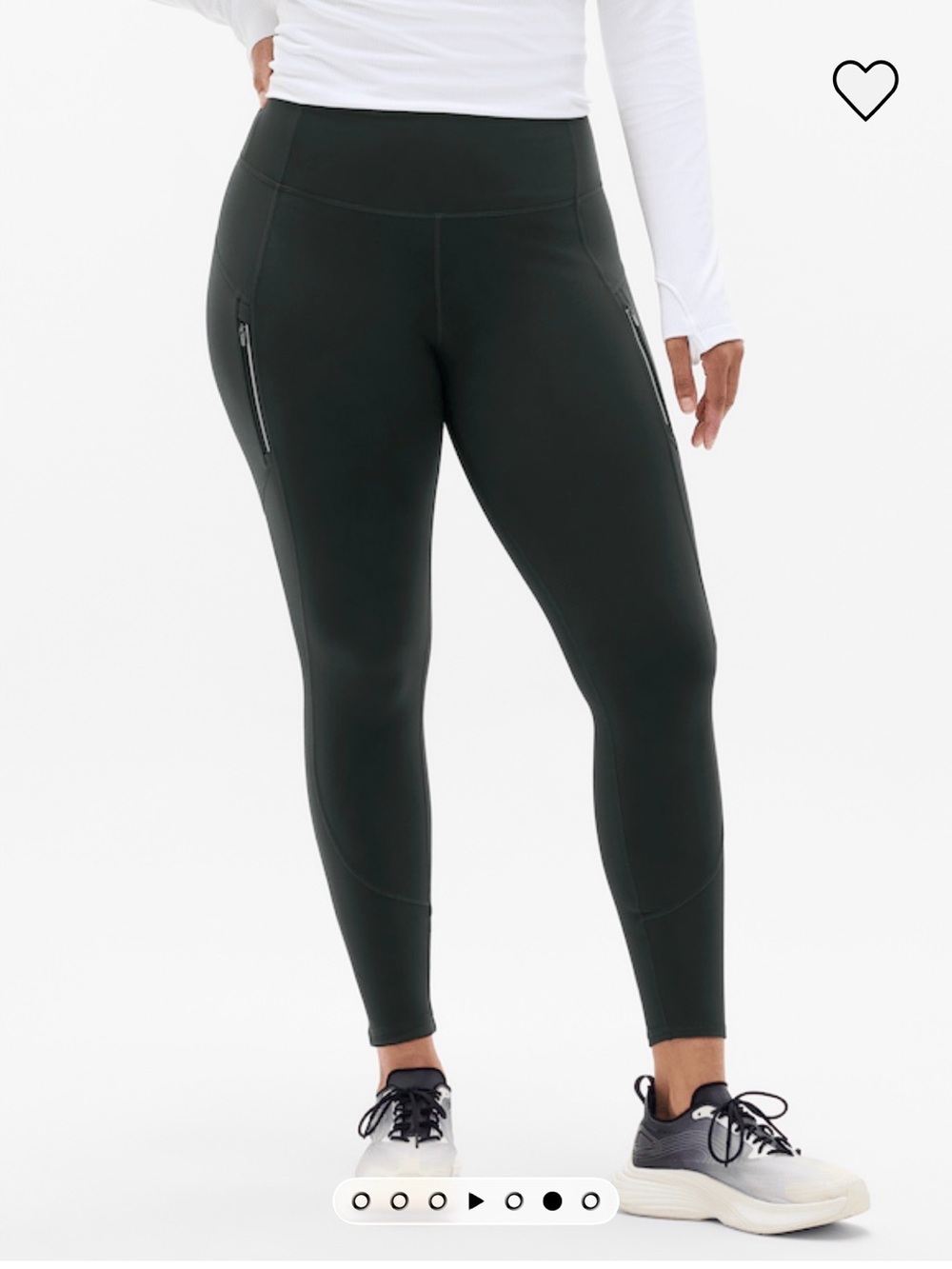 Athleta Rainier High Rise Fleece Line Leggings
24inch inseam size LP